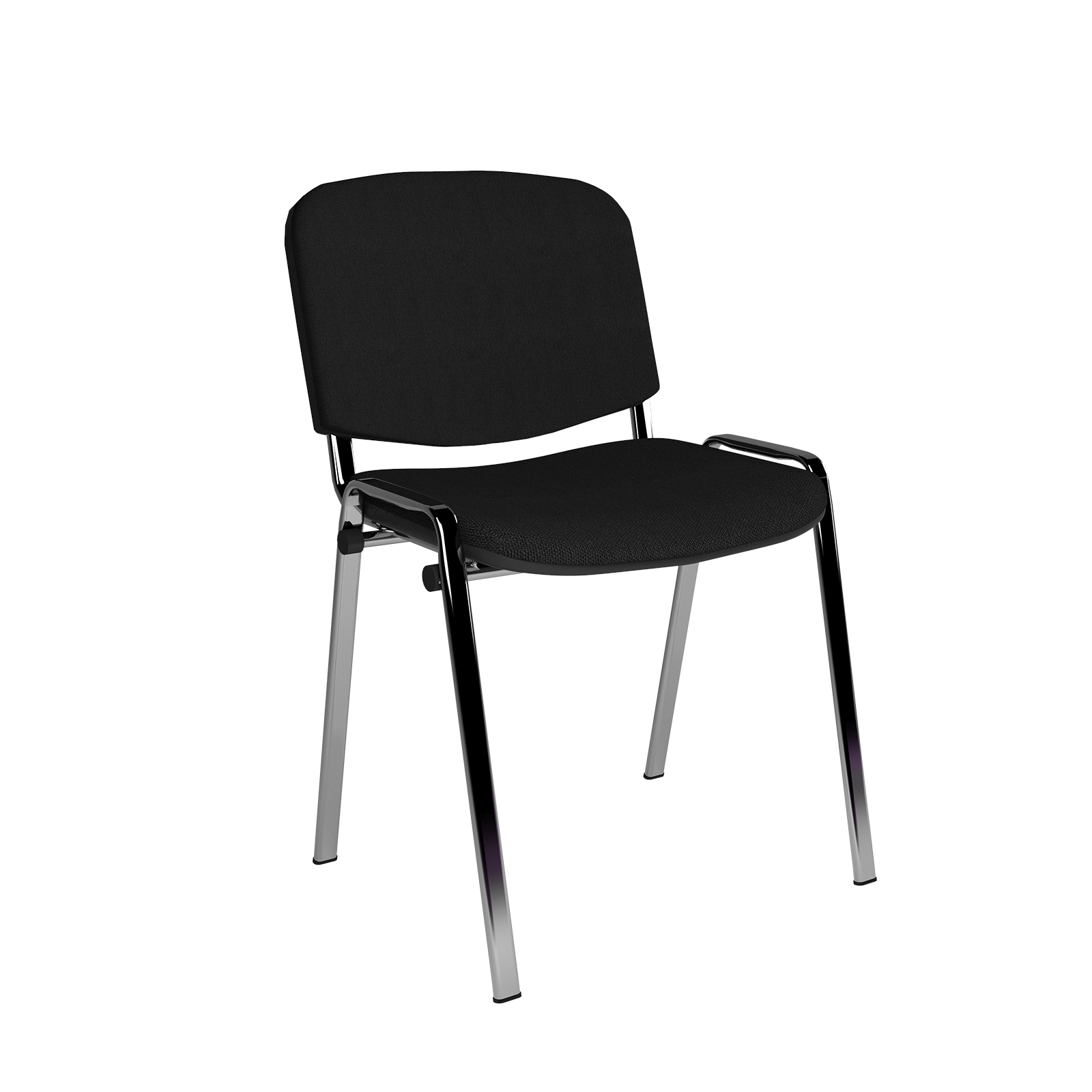 ISO Meeting Room Stackable Chair with Chrome Frame