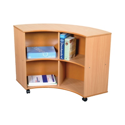 Quarter Round Storage Unit - Curved Out