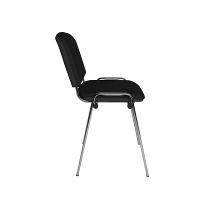 ISO Meeting Room Stackable Chair with Chrome Frame