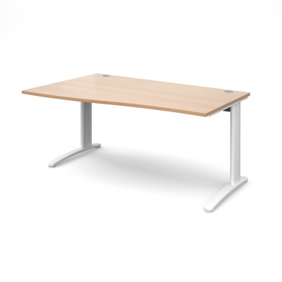 TR10 Left Hand Wave Desk