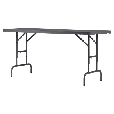 Zown Lightweight Height-Adjustable Folding Table